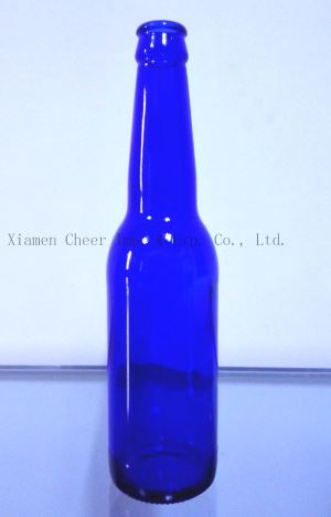 330ml blått Glass øl flasker (PJ330-2203)